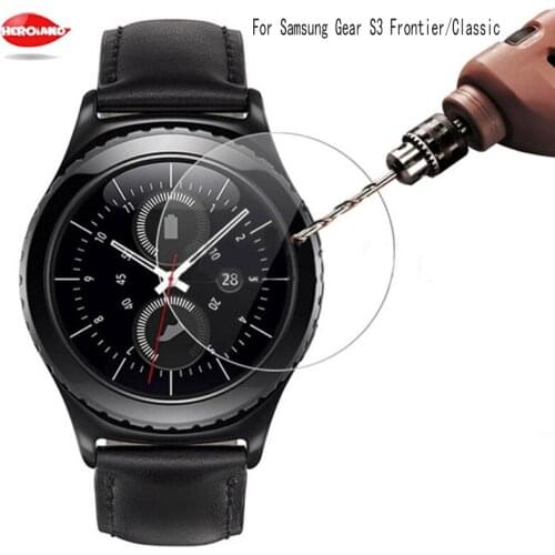 Gear S3 Frontier Glass For Samsung Galaxy watch 46mm 42mm Gear Sport band S2 Classic Screen Protector 9H 2.5D S 3 Tempered glass