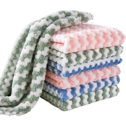 1pc Super Absorbent Microfiber Kitchen Dish Cloth High-efficiency Tableware Household Cleaning Towel Kichen Tools Gadgets