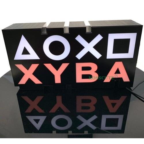 2021 Voice Control Game ABYX Lcon Light For PS4 / PS5 Game Lampstand LED Light Game Accessories