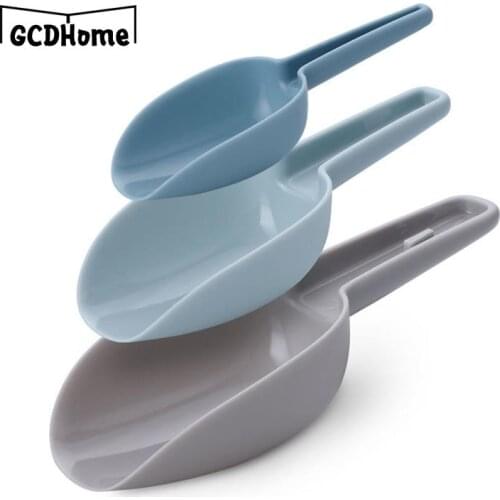 3PCS Plastic Ice Shovels Candy Dessert Party Buffet Scoop Frosted Rice Grains Flour Shovel Coffee Tea Serving Kitchen Bar Tools