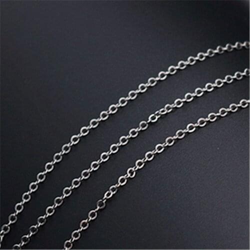 5m (16ft) 3 colors 2mm Alloy *O* Chain handmade Chain Fashion Necklace DIY Metal Jewelry Making Accessories A1099