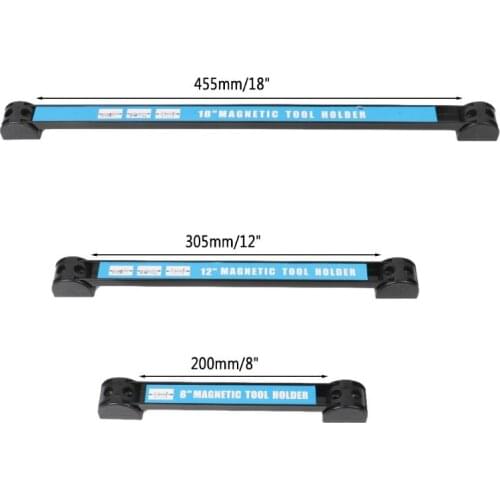 8" 12" 18" Magnetic Tool Holder Bar Organizer Storage Rack Knife Wrench Pliers