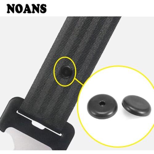 8pcs/4sets Car Safety Seat Belts Fastener Stop Button for Skoda Rapid Octavia A7 A5 2 Fabia Nissan Qashqai J11 J10 Juke X trail