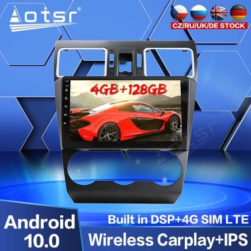For Subaru Forester 2015 - 2018 Android 10 Car Radio GPS Navigation Car Multimedia Player Auto Stereo Screen Navi Dtereo DSP HD