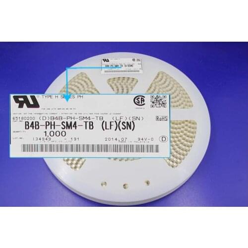 B4B-PH-SM4-TB(LF)(SN) CONN HEADER PH TOP 4POS 2MM SMD Connectors terminals housings B4B-PH-SM4-TB 100% Original parts