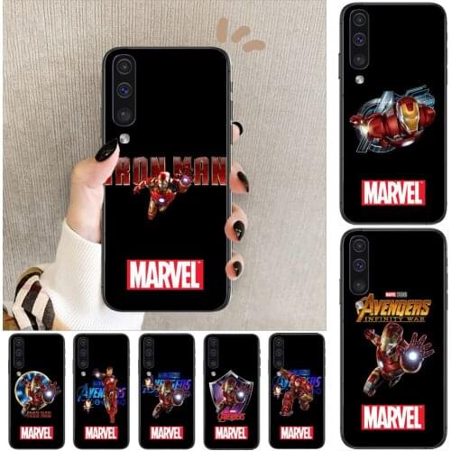 Iron Man Phone cover hull For SamSung Galaxy S8 S9 S10E S20 S21 S5 S30 Plus S20 fe 5G Lite Ultra black soft case