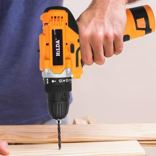 Two-way pistol type 12v lithium electric drill lithium electric hand drill household rechargeable electric screwdriver MX-12v