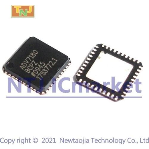 2 PCS ADV7180BCPZ QFN40 ADV7180 BCPZ 10-Bit, 4 x Oversampling SDTV Video Decode IC CHIP