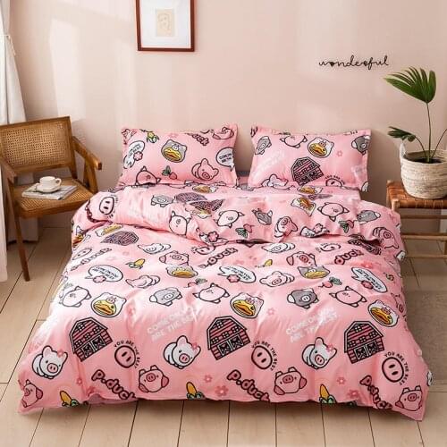 Solstice Home Textile Green Cacti Bedding Sets Soft Relax Girl Boy Kid Adult Bed Linen 3/4Pcs Duvet Cover Pillowcase Bed Sheet