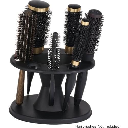 1Pcs Salon Barber Comb PP Storage Stand For Hairdressing Combs Brushes Scissors Iron Roll Organizer Rack Hair Styling Holder