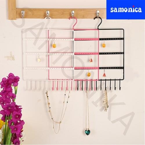Earrings Studs Necklace Headband Jewelry Display Rack Metal Stand Organizer Stand Holder Display Shelf Pendant Storage Bracket