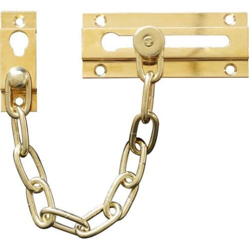 1pcs Anti-theft Door Chain Security Slide Bolt Locks for Hotel Living room Bedroom Wood Door Latch Home Hardware Accessories