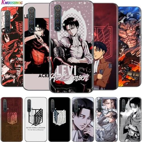 Transparent Cover Anime Japanese attack on Titan For OPPO AX7 A1K A93 A92 A73 A72 A53S A52 A32 A31 A9 A11 A7 A5 2020 Phone Case