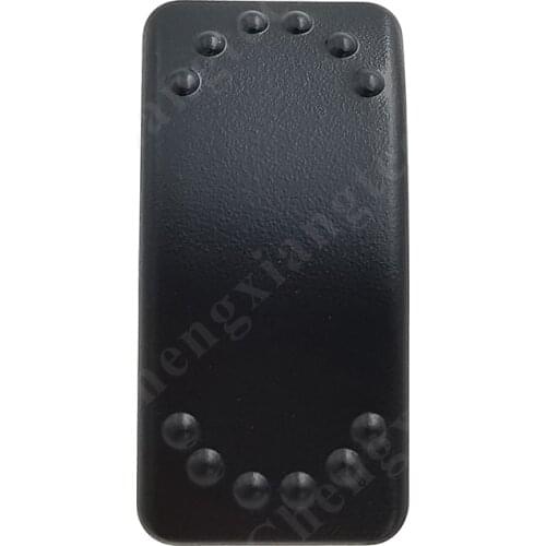 Blank Rocker Switch Cap Cover for Customers' Laser-Etching, Car Boat Rocker Switch DIY Self-design, Support Led Backlit