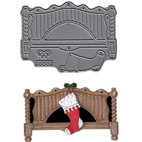 Christmas Stocking Receive Gifts Die Metal Cutting Dies Stencil for DIY Scrapbooking Album Emboss Paper Card Decorative Template