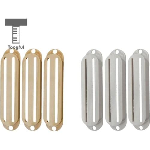 Tooyful 6 Pcs of Set Dual Rails Pickup Cover Plastic for Electric Guitar Parts