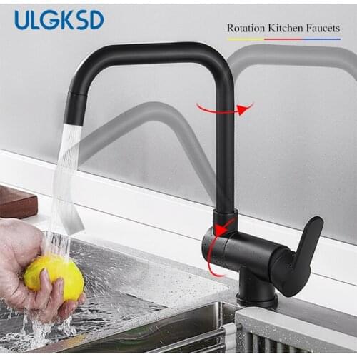 Черные кухонные смесители Ulgksd China At AliExpress