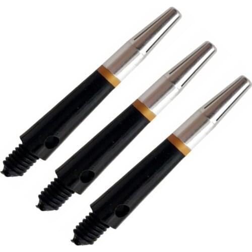Prettyia 3pcs / Pack Alloy Dart Shaft 360 Rotatable