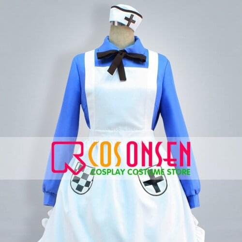 COSPLAYONSEN APH Axis Powers Hetalia Nyotalia England/UK Women Cosplay Costume Dress Custom Made