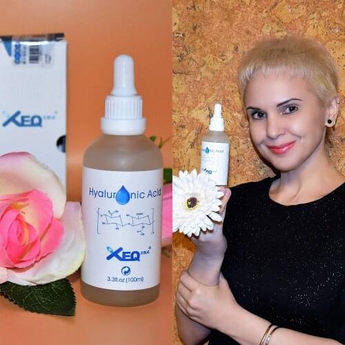 XEQ Hyaluronic Acid Serum Anti Aging Anti Wrinkle Hydrating Moisturizing Face Skin Care Essence