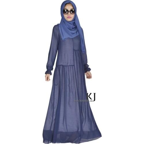 2015 muslim long sleeve maxi dress djellaba high quality silk dubai robe Arab traditional clothing women burqa KJ20150307