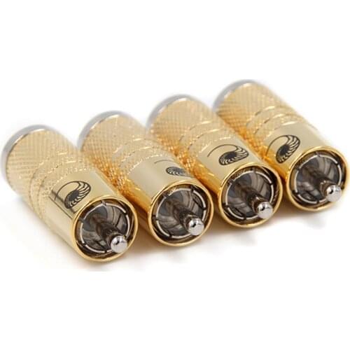 Hifi 4pcs Silver Plated Cardas RCA Connector Plugs RCA Male interconnect Cable Electrical Plug Audio Cable Connector
