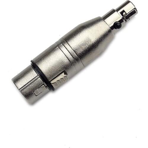 5pcs/lot 3PIN XLR Female To 3PIN Mini XLR female Microphone audio Adapter connecotrs