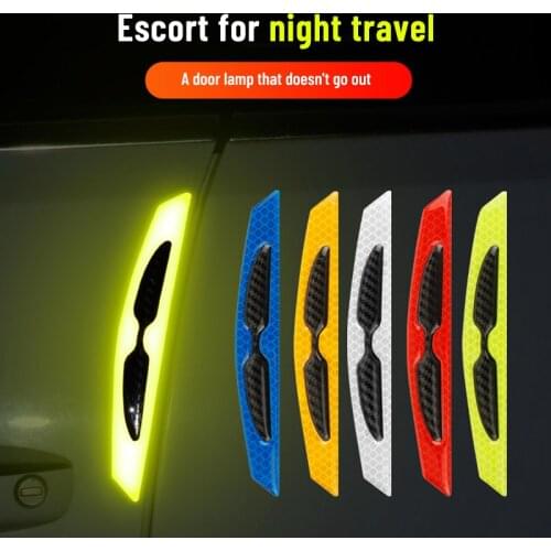 Car reflective tape Glow reflective strip Collision avoidance warning Reflective reminder stickers at night High reflective