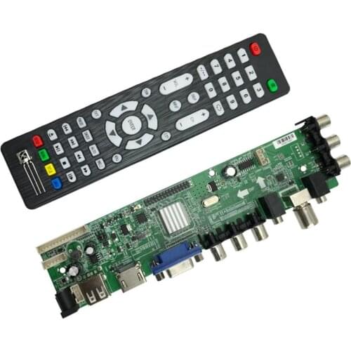 DS.D3663LUA.A81 DVB-T2 DVB-T DVB-C digital TV LCD/LED driver board 15-32 inch Universal LCD TV Controller Driver Board 3663