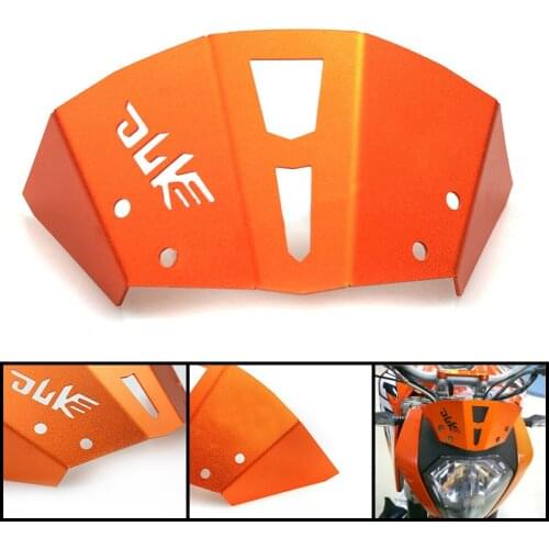 OLPAY Motorcycle Windshield Windscreen Upper Headlight Top Mount Cover Panel Fairing Screen For KTM DUKE 125 200 390 2013-2016