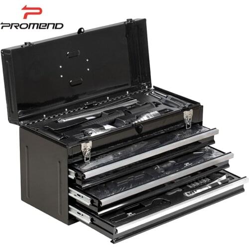 PROMEND MTB Road Bike Bicycle Professional 27 in 1 Comprehensive Multifunction Combination Four Layers Repair Tools Box Case