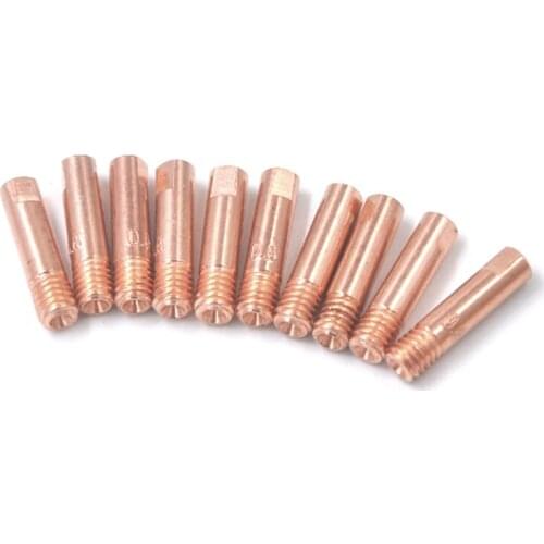 13pcs/set 0.6mm/0.8mm/0.9mm/1.0mm Welding Gun Accessory Kit with Gas Nozzle Holder & Contact Tips for 15AK 14AK Welding Torch