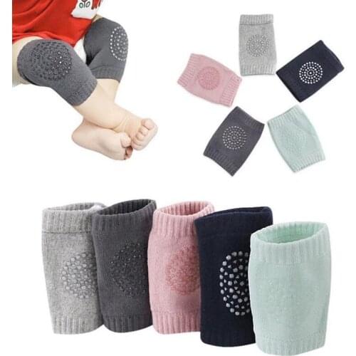 3Pair Knee & Elbow Pads For Crawling Learning To Walk-Unisex Anti-slip Cushion Baby Safety