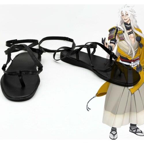 New Touken Ranbu Online kogitsunemaru Cosplay Boots fox ball Anime Shoes Custom Made