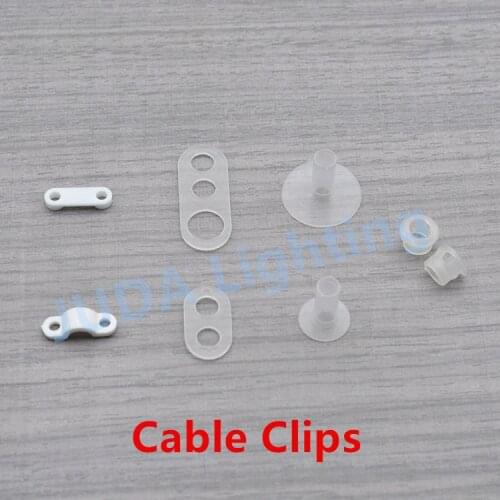 Plastic cable grip wire glands Electrical Wires fixed clip for chandeliers led bulb pendant light Curved lamp holder cable clips