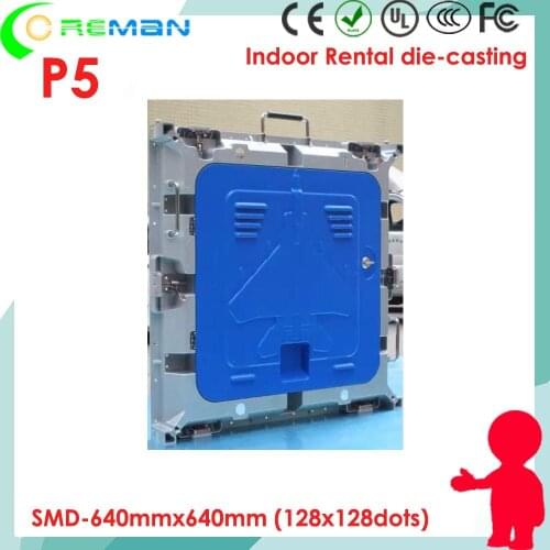 Rgb led matrix 128x128 die casting aluminum cabinet , indoor rentla p5 led panel cabinet 64cm x 64cm lowest price