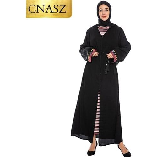 Abaya Dubai luxury Dress Abayas For Women Gamis Muslim Wanita Moroccan Kaftan Robe Musulmane Femme Embroidered Islamic Clothing