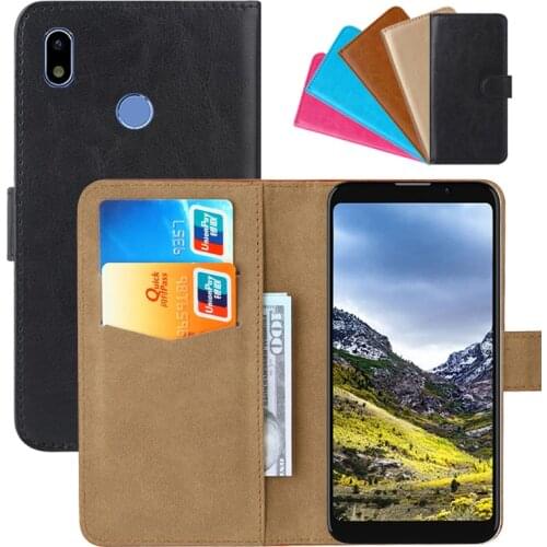 Luxury Wallet Case For BQ 5535L Strike Power Plus PU Leather Retro Flip Cover Magnetic Fashion Cases Strap