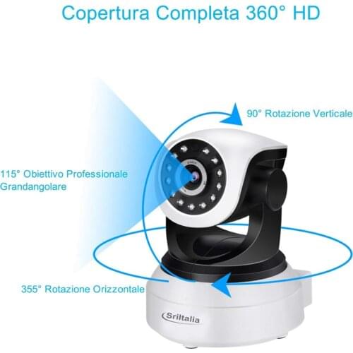 Sricam Italy SP017 WiFi wireless IP camera with SD card support