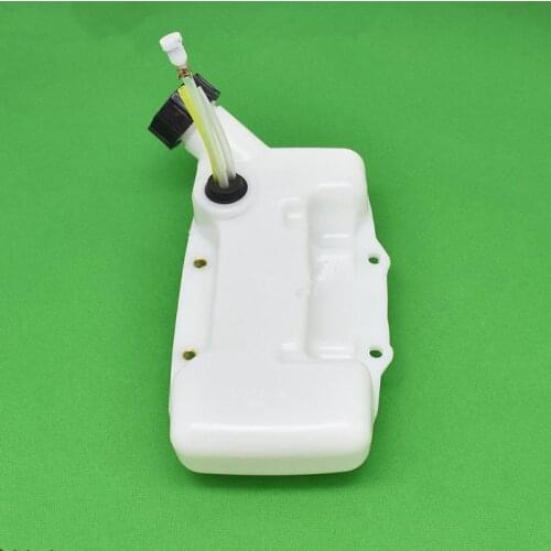 Fuel tank assembly for Mitsubishi TU43 TB43 TU50 TB50 2 stroke strimmer tank cap hose / pipe sprayer brush cutter parts