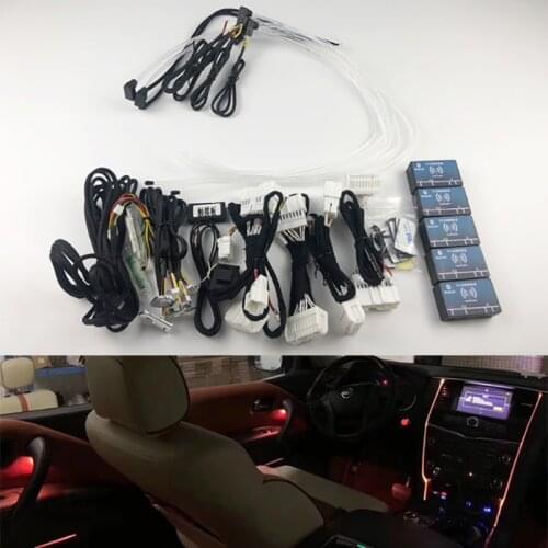 For NISSAN patrol Y61 Y62 2014 2015 2016 2019 Interior Ambient Light inter decorate light touch style Car Inside Cool Light