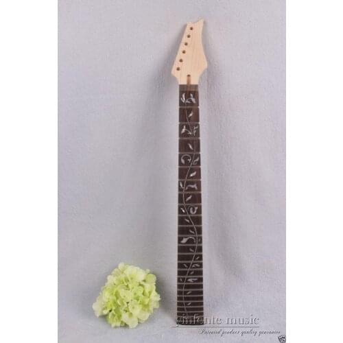 1pcs electric guitar neck maple wood 24 fret 25.5'' rose wood Truss Rod new #734