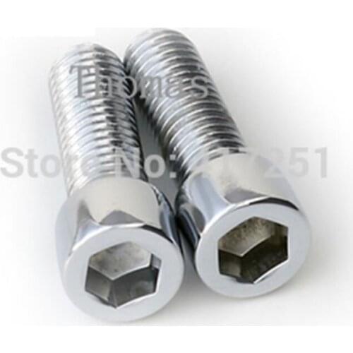 1 piece Metric Thread M6*40mm Stainless Steel Hex Socket Bolt Screws Fasteners