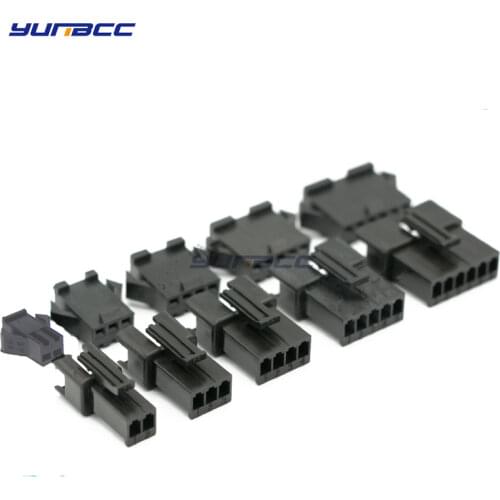 10 Sets 2/3/4/5/6/8 Pins Pitch SM Female And Male Wire Connector Housing SM-2P SM-2R JST SM2.54