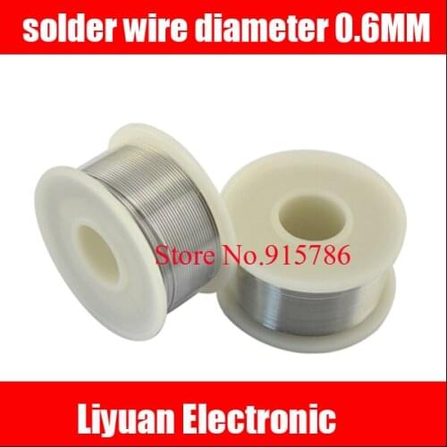 2pcs High quality solder wire / maintenance solder cable diameter 0.6MM Purity: 63% Volume 1 100 g