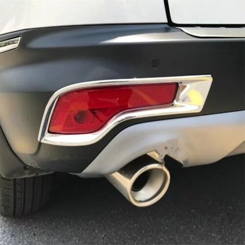 Car auto cover Styling For Honda CR-V CRV 2017 ABS chrome rear tail fog lamp light cap sticker accessories moulding trim