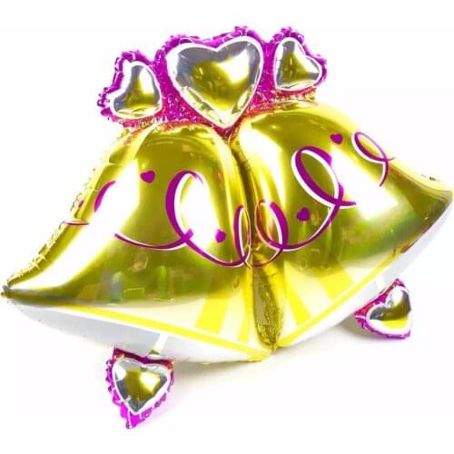 Big Size Christmas Bell Foil Balloons Christmas Party Decoration Supplies Festival Supplies Birthday Party Decoration Kids