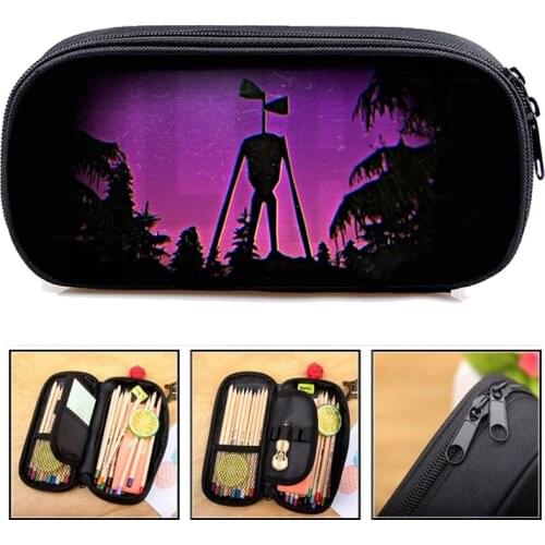 Siren Head Pencil case Boys Girls School Bags Funny Stationery Supplies Kindergarten School Pen box women Beautiful Cosmetic Bag