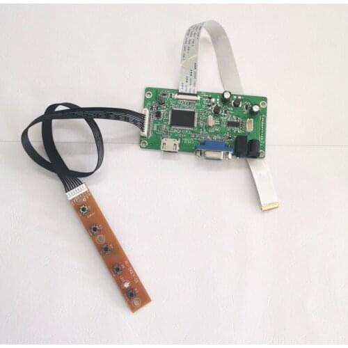 For N156BGE-EB1 N156BGE-EB2 1366*768 EDP 30Pins WLED laptop LCD screen VGA monitor controller drive board 15.6" DIY kit