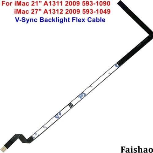 Faishao New for Apple iMac 21.5" A1311 2009 593-1090 / iMac 27" A1312 2009 593-1049 V-Sync Inverter LCD Backlight Flex Cable